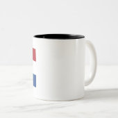 Tasse 2 Couleurs Indicateur Pays-Bas (Devant droit)