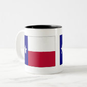 Tasse 2 Couleurs Indicateur Texas Lone Star (Devant gauche)