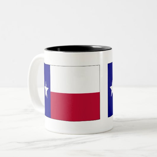 Tasse 2 Couleurs Indicateur Texas Lone Star (Devant gauche)