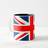 Tasse 2 Couleurs Indicateur Union Jack (Devant gauche)