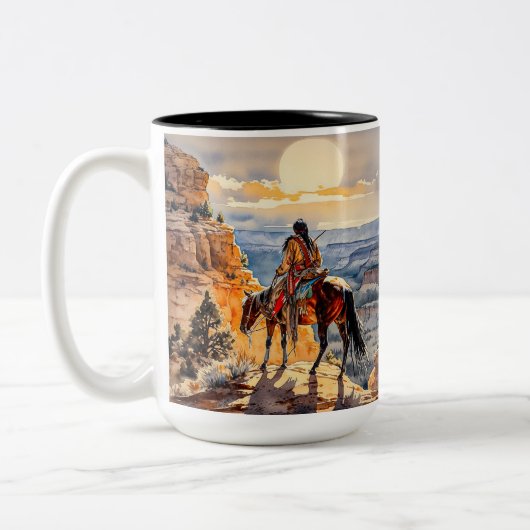 Tasse 2 Couleurs Indien américain (Gauche)