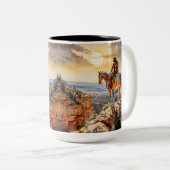 Tasse 2 Couleurs Indien américain (Devant droit)