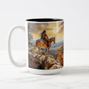 Tasse 2 Couleurs Indien américain