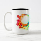Tasse 2 Couleurs Infini avec méduse arc-en-ciel (Gauche)