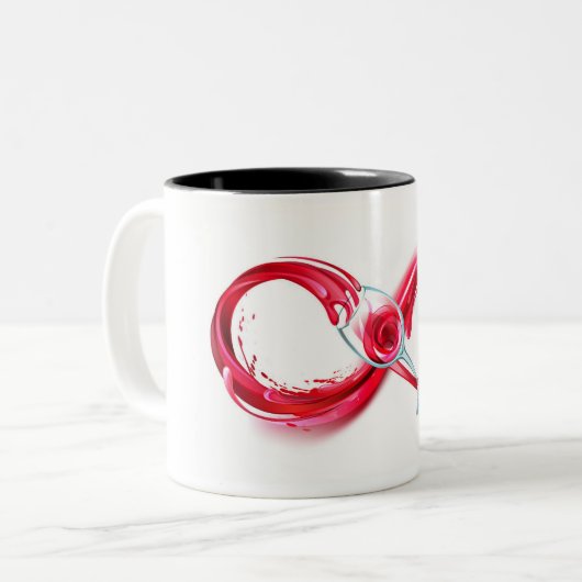 Tasse 2 Couleurs Infinity (Devant gauche)