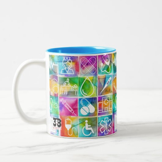 Tasse 2 Couleurs Infirmière (Gauche)