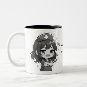 Tasse 2 Couleurs Infirmière Chibi Originale - Vie d'infirmière impe