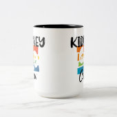 Tasse 2 Couleurs Infirmière de dialyse du rein Nephrologie du rein  (Centre)