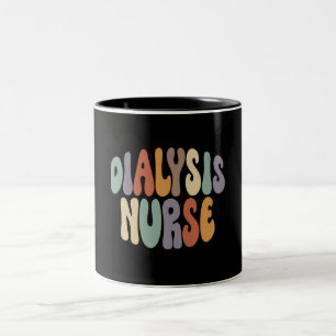 Tasse 2 Couleurs Infirmière Dialyse Fière Profession Professionnell