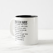 Tasse 2 Couleurs Infirmière en réadaptation (Devant gauche)