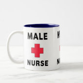 Tasse 2 Couleurs Infirmière masculine (Gauche)