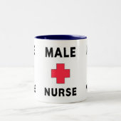 Tasse 2 Couleurs Infirmière masculine (Centre)