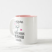 Tasse 2 Couleurs Infirmière pédiatrique (Devant gauche)