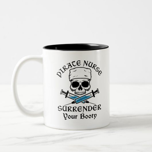 Tasse 2 Couleurs Infirmière Pirate Rendez Votre Grotte (Gauche)