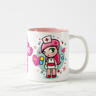 Tasse 2 Couleurs infirmière superbe de kawaii