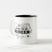 Tasse 2 Couleurs ingénieur (Devant gauche)