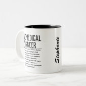 Tasse 2 Couleurs Ingénieur biomédical (Devant gauche)
