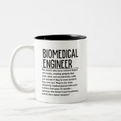 Tasse 2 Couleurs Ingénieur biomédical (Gauche)