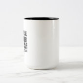 Tasse 2 Couleurs Ingénieur chimiste parce que l'ouvrier miraculeux (Centre)