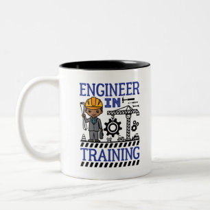 Tasse 2 Couleurs Ingénieur En Formation De Garçons Africains-Améric