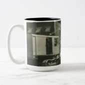 Tasse 2 Couleurs INGÉNIEUR OPÉRATIONNEL DE LA grue et de la chaussu (Gauche)