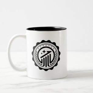 Tasse 2 Couleurs Ingénieurs de l'espace badge à deux tonalités p