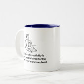 Tasse 2 Couleurs Ingénieurs et créativité (Devant gauche)