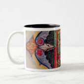 Tasse 2 Couleurs Initiale "N" de Historiated dépeignant des moutons (Gauche)
