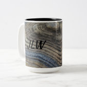 Tasse 2 Couleurs Initiale photographique naturelle Tortoiseshell (Devant gauche)