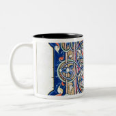Tasse 2 Couleurs Initiale "R" 2 de Historiated (Gauche)