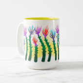 Tasse 2 Couleurs Insect and flowers (Devant gauche)