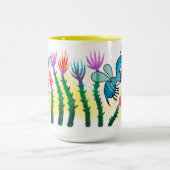 Tasse 2 Couleurs Insect and flowers (Centre)