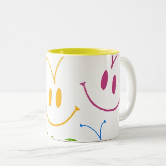 Tasse 2 Couleurs Insecte d'amour (Devant droit)