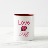 Tasse 2 Couleurs INSECTE d'AMOUR par SHARON SHARPE (Centre)