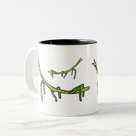 Tasse 2 Couleurs Insecte de bogue (Devant gauche)