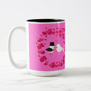Tasse 2 Couleurs Inséparables en Saint Valentin