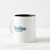 Tasse 2 Couleurs Insigne d'infanterie de combat (Devant gauche)