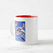 Tasse 2 Couleurs Insignes d'escadron (Devant gauche)