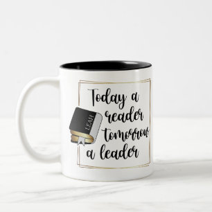 Tasse 2 Couleurs Inspirant aujourd'hui, un lecteur demain un leader