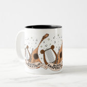 Tasse 2 Couleurs Inspiration bardique (Devant gauche)