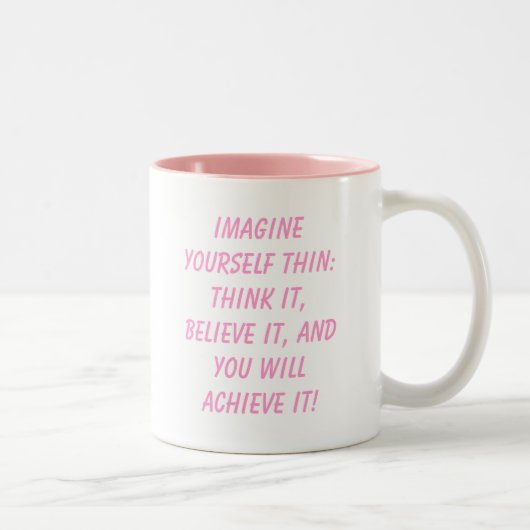 Tasse 2 Couleurs Inspiration de perte de poids (Droit)