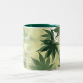 Tasse 2 Couleurs Inspirational Nature Quote (Centre)