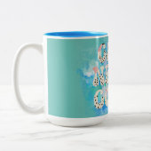 Tasse 2 Couleurs Inspirational ne peut jamais citer (Gauche)