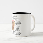 Tasse 2 Couleurs Inspiré/À ma fille (Devant droit)