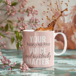 Tasse 2 Couleurs Inspirer votre vocabulaire Motivation Citation<br><div class="desc">Inspirer votre vocabulaire Motivation Citation</div>