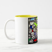 Tasse 2 Couleurs Inspirez le dubuffet de pair de ` (Gauche)