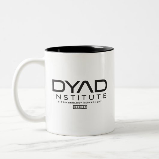 Tasse 2 Couleurs Institut de dyade - noir orphelin (Gauche)