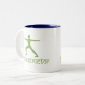 Tasse 2 Couleurs Instructeur de yoga (Devant gauche)