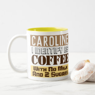 Tasse 2 Couleurs Instructions de boissons avec nom