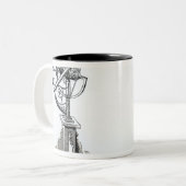 Tasse 2 Couleurs Instruments astronomiques (Devant gauche)